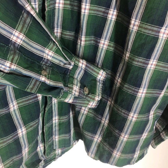 Wrangler rugged wear plaid button down shirt - Picture 3 of 8